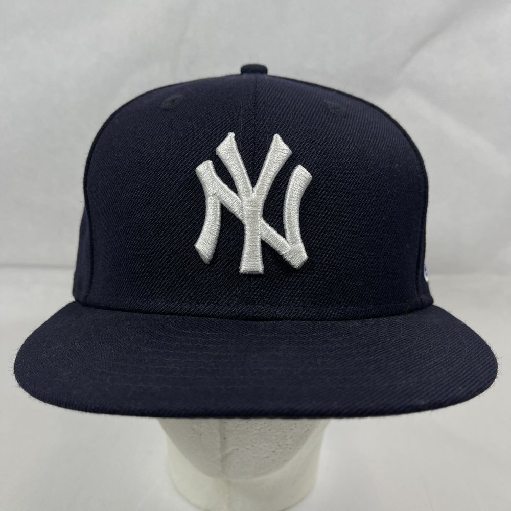 New Era 59Fifty NY YANKEES 2000 SUBWAY SERIES PATCH WOOL Fitted 7 1/4" GREY UV